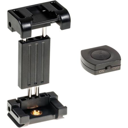 Sunpak Pro Smartphone Mount and Bluetooth Remote