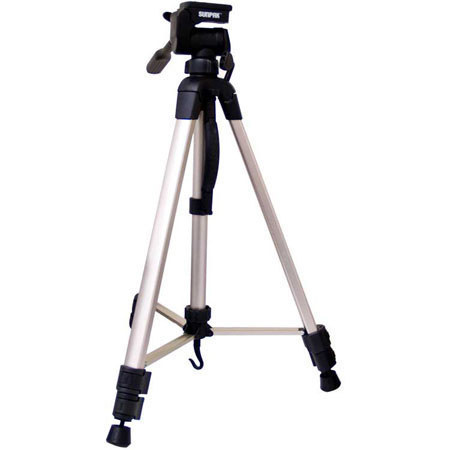 Sunpak 6464 Video/Photo Tripod, Retractable Leg Spikes