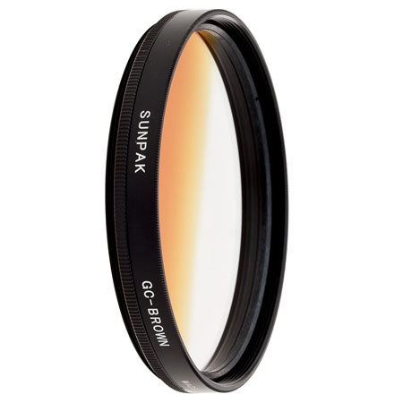 Sunpak CF7458GDB 67mm Sepia Graduated Density Filter