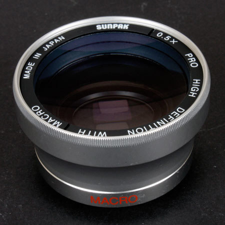 Sunpak 0.5x Wide-Angle Conversion Lens fits 37mm Threads