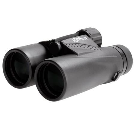 Sun Optics 10x42 Roof Prism Binocular, 6.3 Degree Angle of View, Rubber Armored