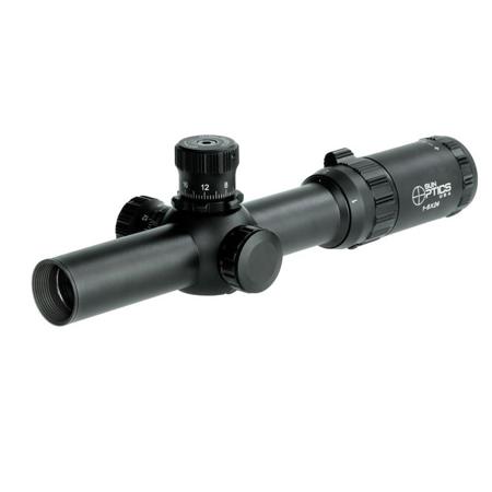 Sun Optics 1-6x24 CQB/3-Gun Match Tactical Riflescope, Illum T-3 Ret, 30mm Tube