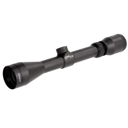 Sun Optics 3-9x40 Hunter Plus Riflescope, Duplex Reticle, 1" Center Tube