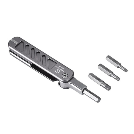 SunwayFoto DW-02 Foldable EDC Multi-Functional Tool with 4x Hex Bits