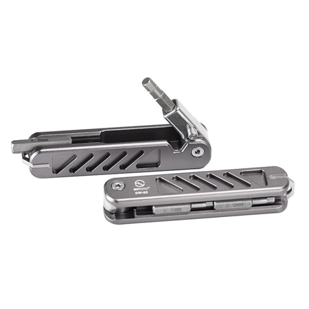 SunwayFoto DW-02 Foldable EDC Multi-Functional Tool with 4x Hex Bits