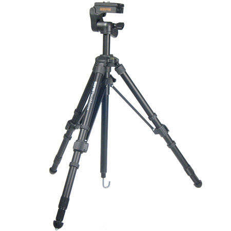 Sunpak Fieldmaster Black Tripod w/ Ball Head / Pan Head