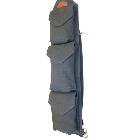Sucaro Blue Canvas Freedom Strap with Magnetic Flaps