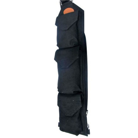 Sucaro Black Canvas Freedom Strap with Magnetic Flaps