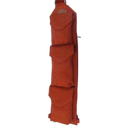Sucaro Burnt Orange Canvas Strap with Magnetic Flaps
