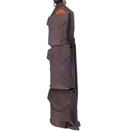 Sucaro Dark Brown Nylon Strap with Magnetic Flaps