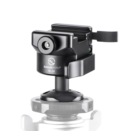 SunwayFoto IB-30 Low-Profile Inverted Ball Head with SDC-50 Duo-Lever Clamp