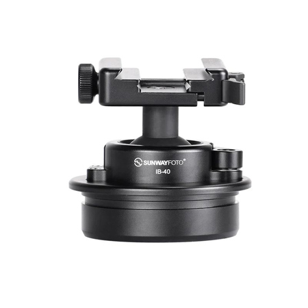 SunwayFoto IB-40 Low-Profile Inverted Ball Head with SDC-50 Duo-Lever Clamp