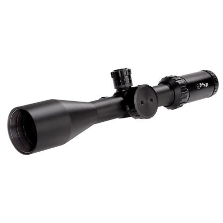 Sun Optics 4-16x50 Varmint Seeker Riflescope, Crosshair Dot Ret, Side Focus,30mm