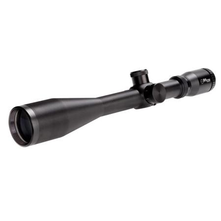 Sun Optics 8-32x50 Varmint Seeker Riflescope, Crosshair Dot Ret, Side Focus,30mm