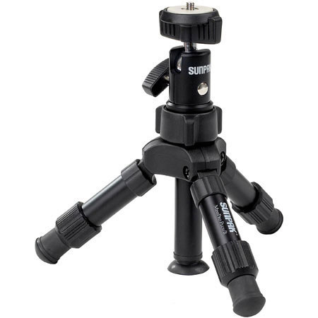 Sunpak Mini-PRO Plus/B Table Tripod Ball head, Black