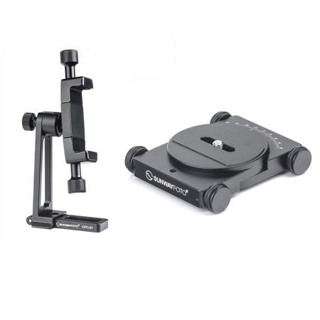 SunwayFoto CPV-01 Camera Dolly with CPC-01 Mobile Phone Bracket
