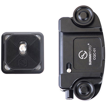 SunwayFoto CQC-01 Camera Quick-Release Clip, Black