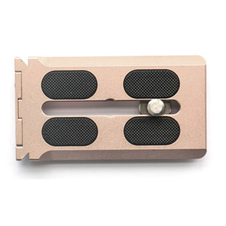 SunwayFoto DPL-70 Universal Vertical Shooting QR Plate for Cameras, Gold