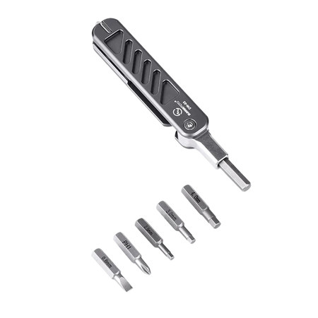 SunwayFoto DW-02+ Foldable EDC Multi-Functional Tool with 6x Hex Bits