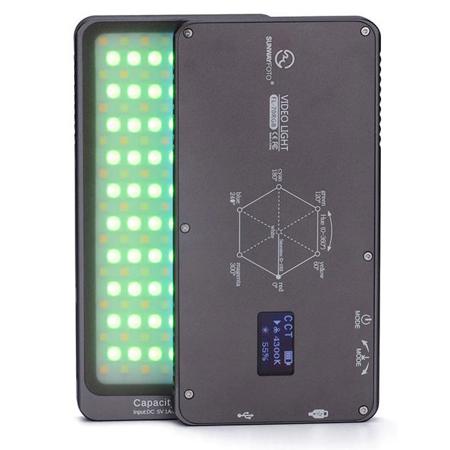 SunwayFoto FL-70RGB Color Video LED Light, 4000mAh