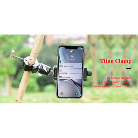SunwayFoto GA-02 Magic Arm, Supporting Mobile Phone Clamp, 8.8lb Load Capacity