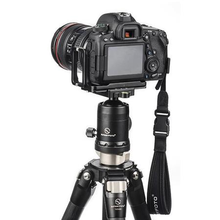 SunwayFoto PCL-6DII Custom L Bracket for Canon 6DII Body Black