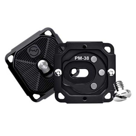 SunwayFoto PM-38 38mm Universal QR Plate for Arca and RRS Ball Head