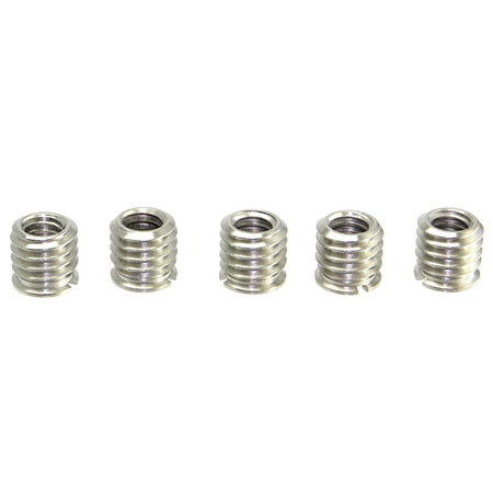 SunwayFoto Stainless Steel 1/4" to 3/8" Tripod Adapter Bushing, Set of 5