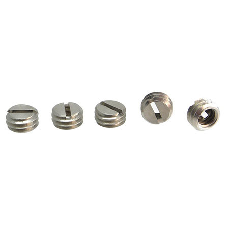 SunwayFoto Stainless Steel 1/4" to 3/8" Tripod Adapter/Bushing, 9mm, Set of 5