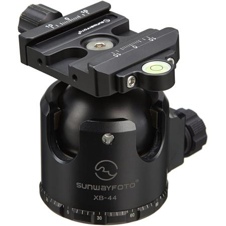 SunwayFoto XB-44 Low Profile Ballhead, 88.18lbs Capacity