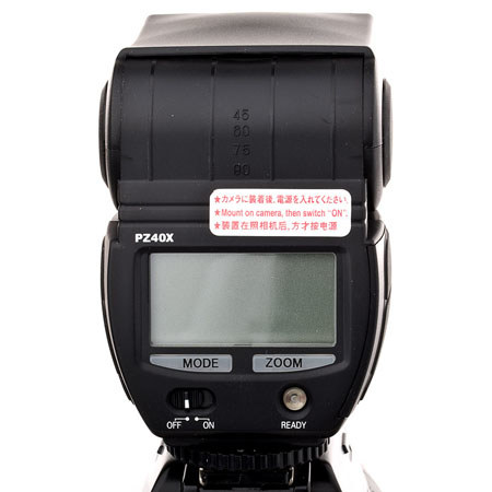 Sunpak PZ40X Power Zoom Digital Autofocus Flash for Nikon