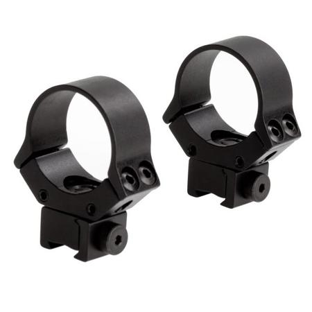 Sun Optics 11x30mm Airgun Scope Mount Windage Elevation Pitch Ring, Pair, Satin