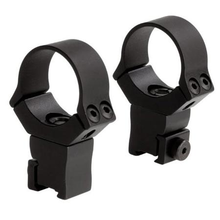 Sun Optics 1.6" High 30mm Adjustable Airgun Scope Ring, Pair, Satin Black