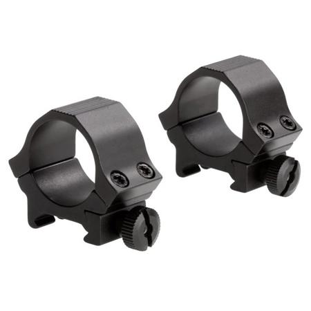 Sun Optics 1" Standard Dovetail Sport Ring, Low, Pair, Matte Black