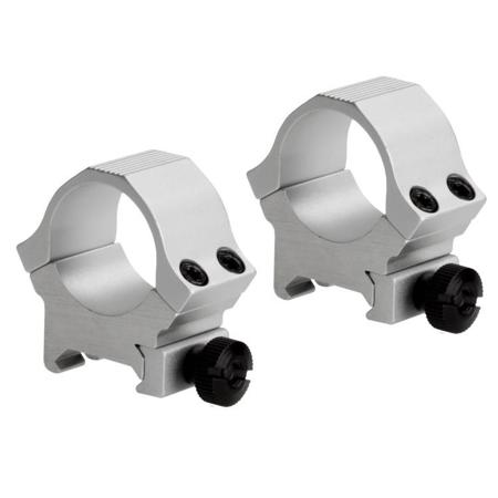 Sun Optics 1" Standard Dovetail Sport Ring, Medium, Pair, Stainless Steel