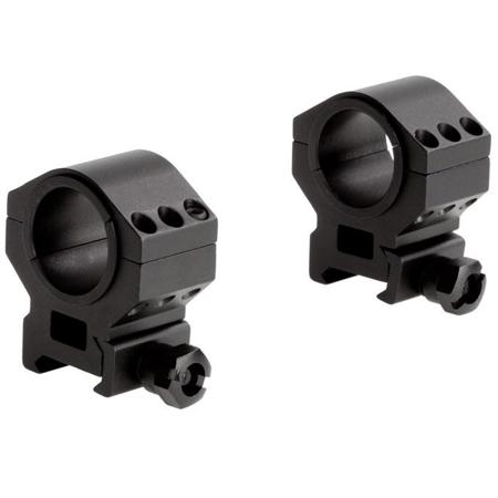 Sun Optics 30mm High Weaver Picatinny Ringset with 1" Inserts, Satin Black