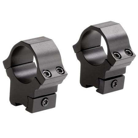 Sun Optics Medium Profile 1" Sport Ring for .22 Caliber Rimfire, Pair, Satin