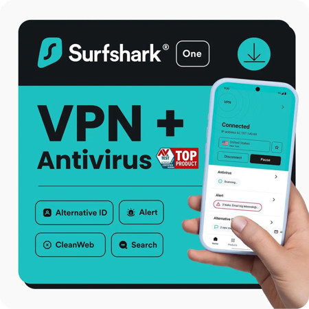Surfshark One VPN 1-Year Subscription, Download