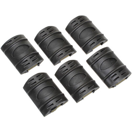 Sun Optics 2" Picatinny Polymer Rail Cover, 6 Pack
