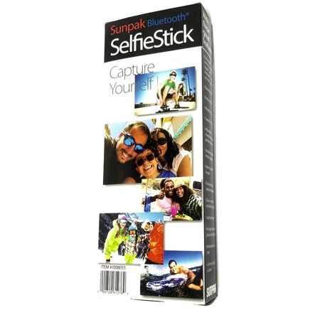 Sunpak Bluetooth SelfieStick with Removable Bluetooth Remote Controller
