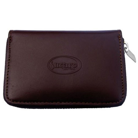 Sucaro Brown Leather Full Zippered Wallet