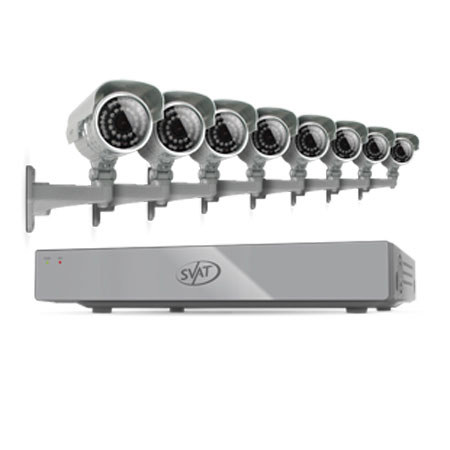 SVAT Electronics 8CH Smart Security DVR with 8 Ultra Outdoor Security Cameras