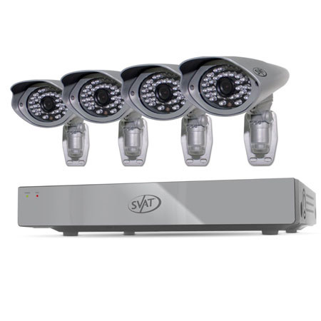 SVAT Electronics Pro 8CH H.264 1TB Security DVR with 4 Surveillance Cameras