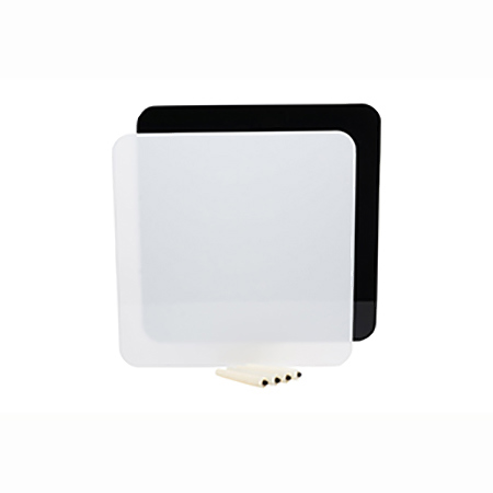 12x12" Acrylic Shooting Platform, Black and White
