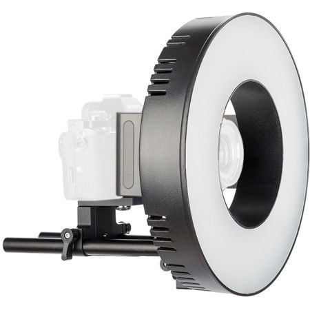 Smith-Victor Pro Series Orbit 10" Bi-Color On-Camera LED Ring Light with Adjustable Rail Mount
