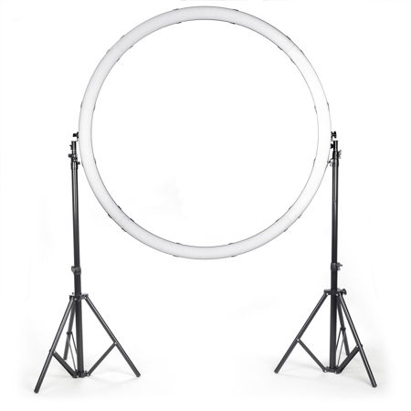 Smith-Victor 48" Saturn Pro Bi-Color LED Ring Light System with Stands and Case