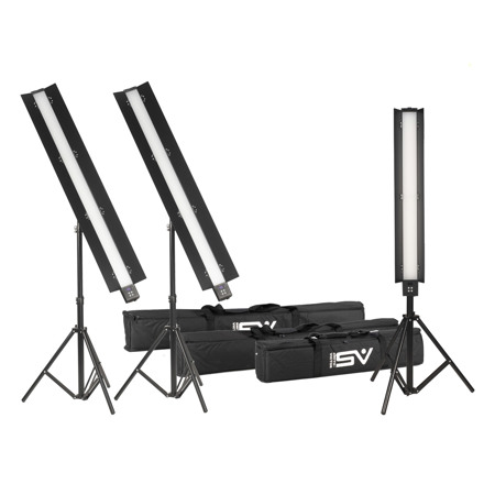 Smith-Victor Acies RGBW LED Strip 3-Light Kit