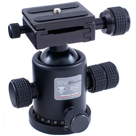 Smith-Victor BH2 Metal Alloy Ball Head, 18 lbs Capacity