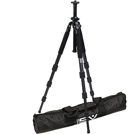 Smith-Victor CF-3 4-Section Carbon Fiber Tripod Legs with Case, 60" Max Height