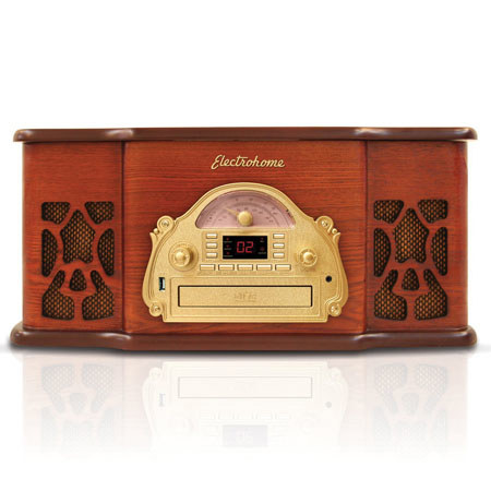 Electrohome EANOS502 Nostalgia Real Wood Stereo System